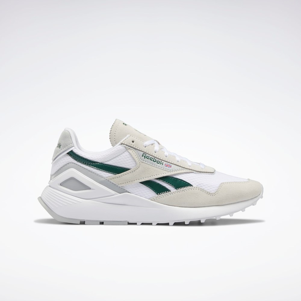 Reebok Classic Leather Legacy AZ Shoes Białe Ciemny Zielone Szare | BFXH-09458