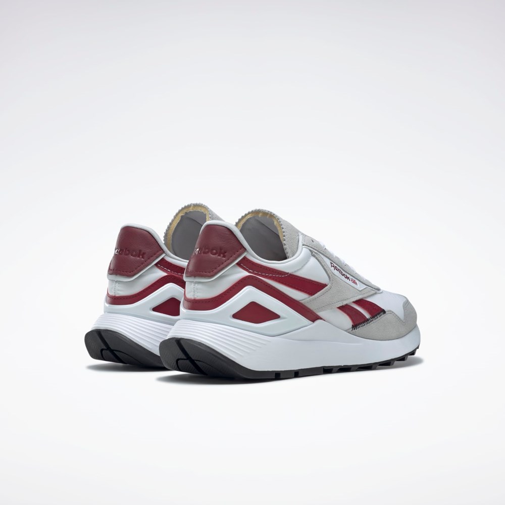 Reebok Classic Leather Legacy AZ Shoes Białe Szare Bordowe | MGVX-20793