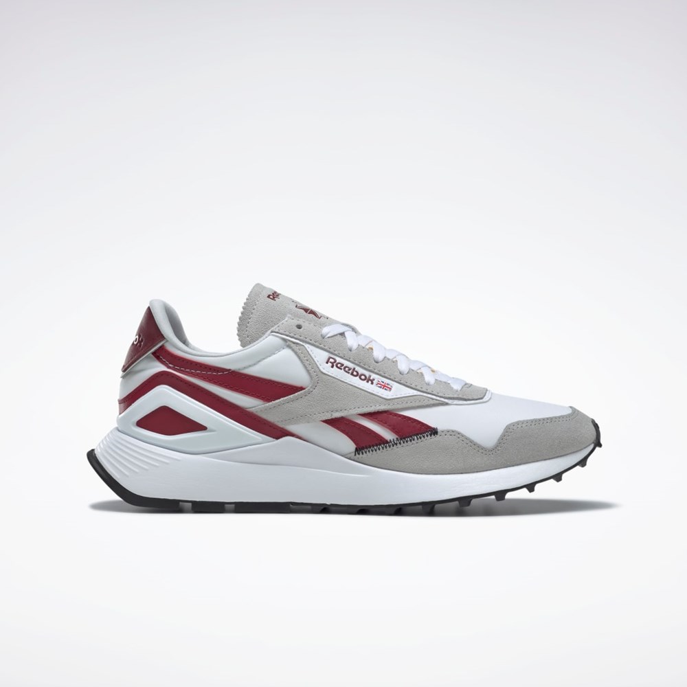 Reebok Classic Leather Legacy AZ Shoes Białe Szare Bordowe | MGVX-20793