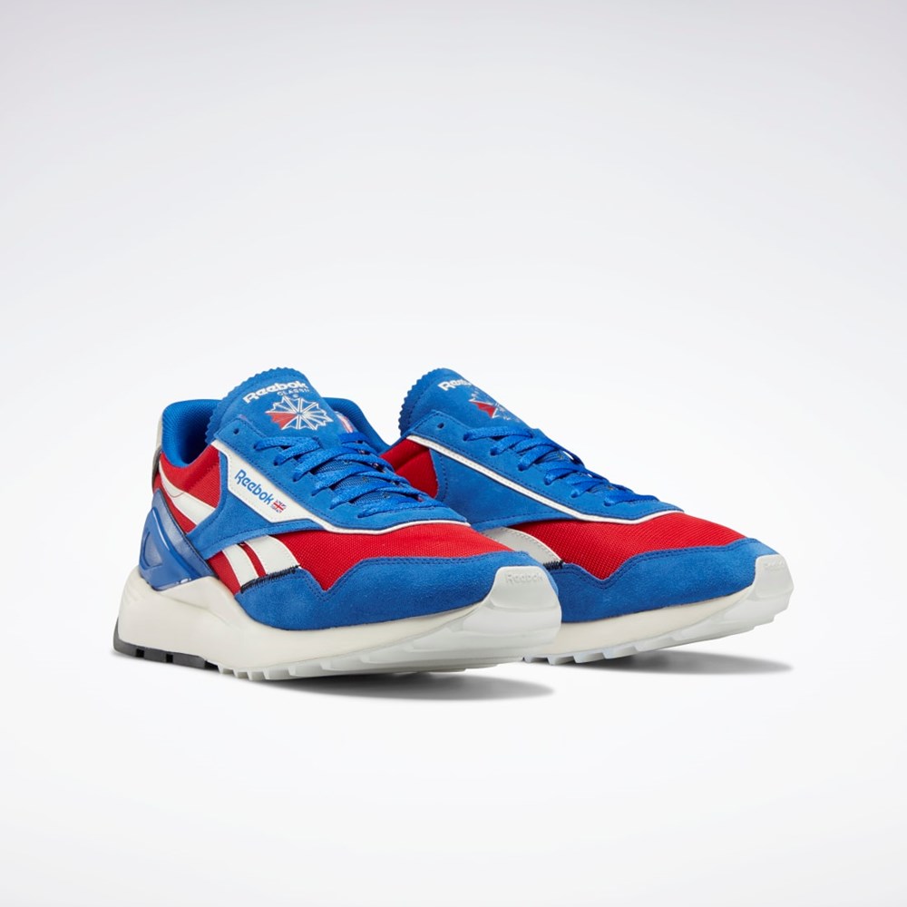 Reebok Classic Leather Legacy AZ Shoes Niebieskie Czerwone | BMNU-35872