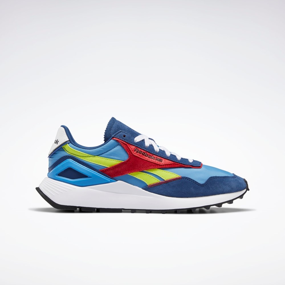 Reebok Classic Leather Legacy AZ Shoes Niebieskie Żółte Niebieskie | VUBN-04123