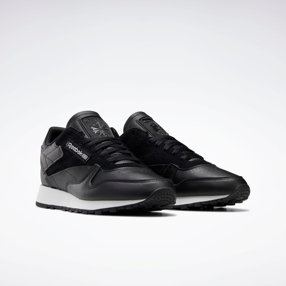 Reebok Classic Leather Make It Yours Shoes Czarne Szare Białe | BONH-93751