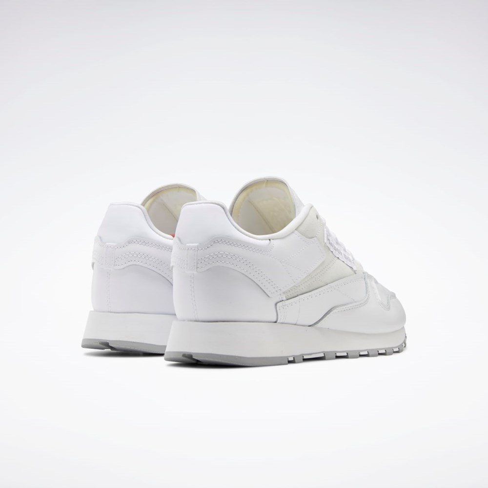 Reebok Classic Leather Make It Yours Shoes Białe Szare | KPIN-20976