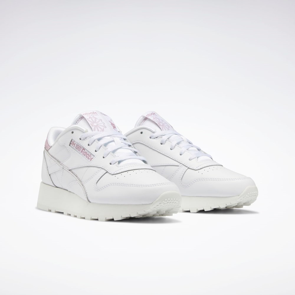 Reebok Classic Leather Make It Yours Shoes Białe | SBXD-08423