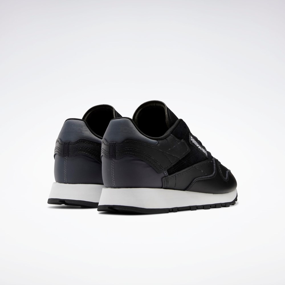 Reebok Classic Leather Make It Yours Shoes Czarne Szare Białe | UBTI-82936