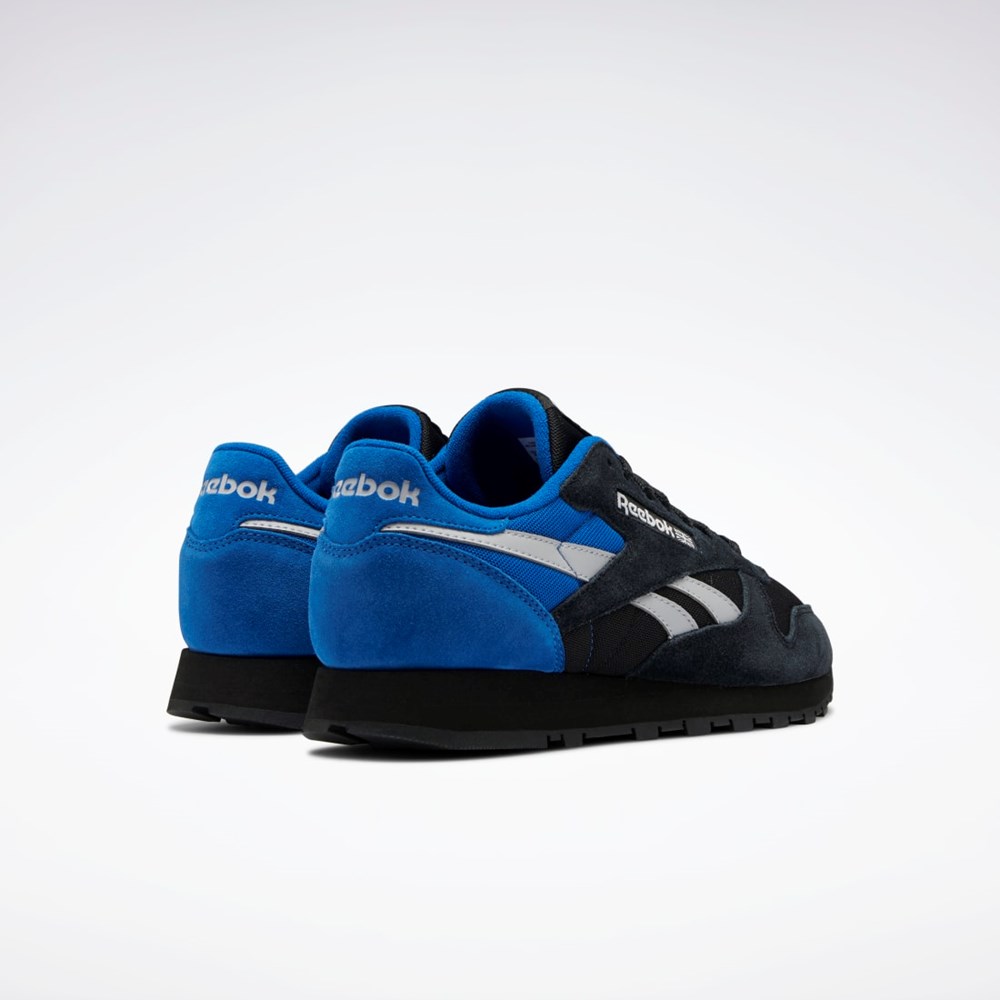 Reebok Classic Leather Make It Yours Shoes Czarne Szare Niebieskie | VJAN-62359