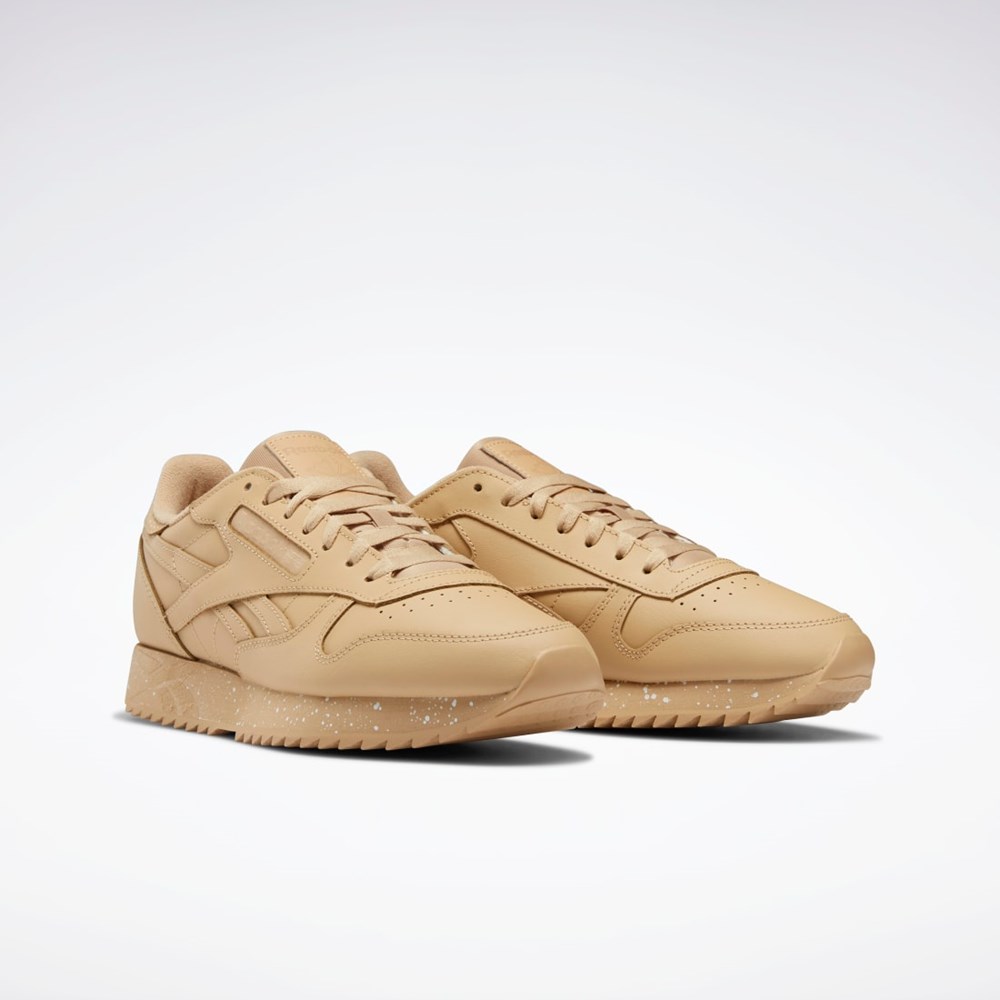 Reebok Classic Leather Ripple Shoes Białe | BFEI-57801