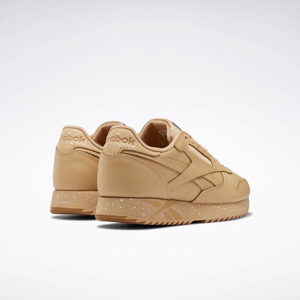 Reebok Classic Leather Ripple Shoes Białe | BFEI-57801