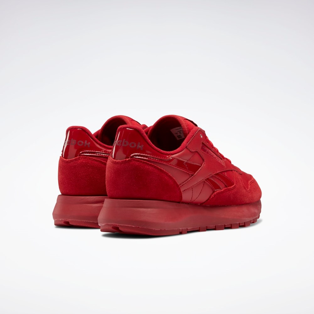 Reebok Classic Leather SP Shoes Czerwone Czerwone Bordowe | FVRI-62748