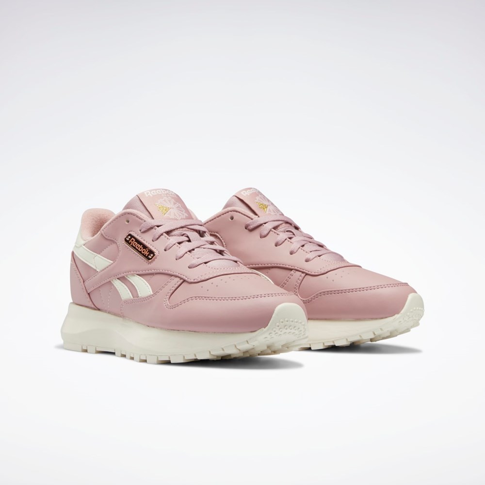 Reebok Classic Leather SP Shoes Różowe Różowe Białe | JIEW-96148