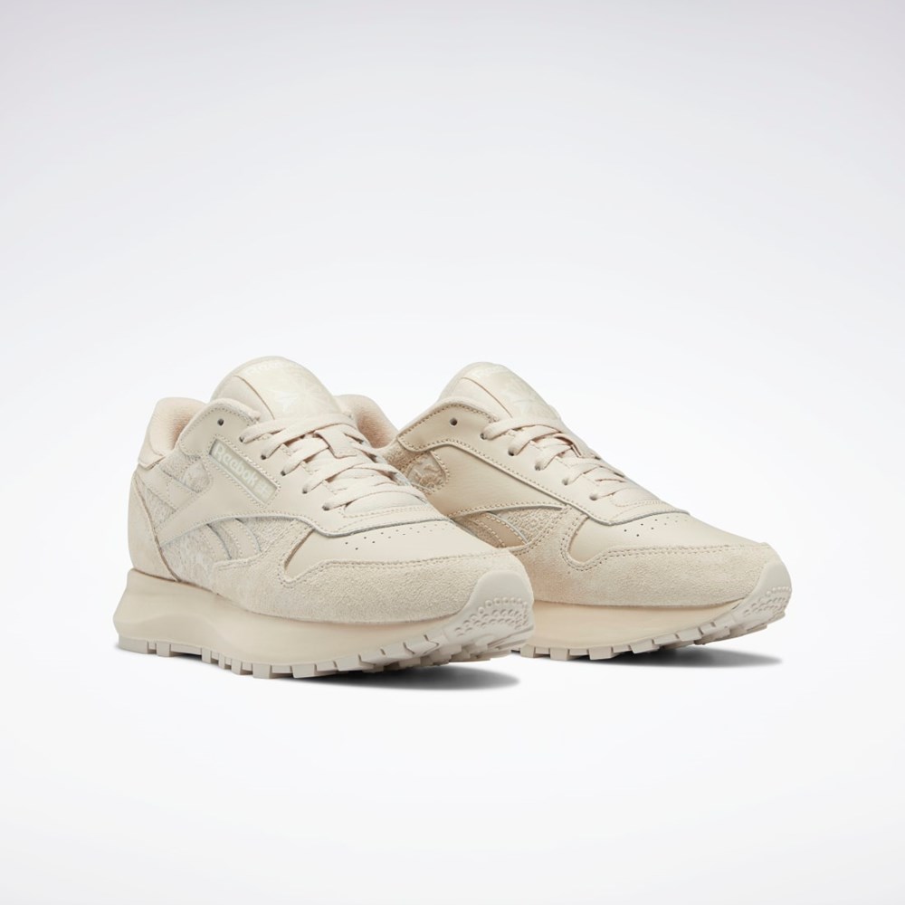 Reebok Classic Leather SP Shoes Stucco / Stucco / Stucco | VUIK-56037