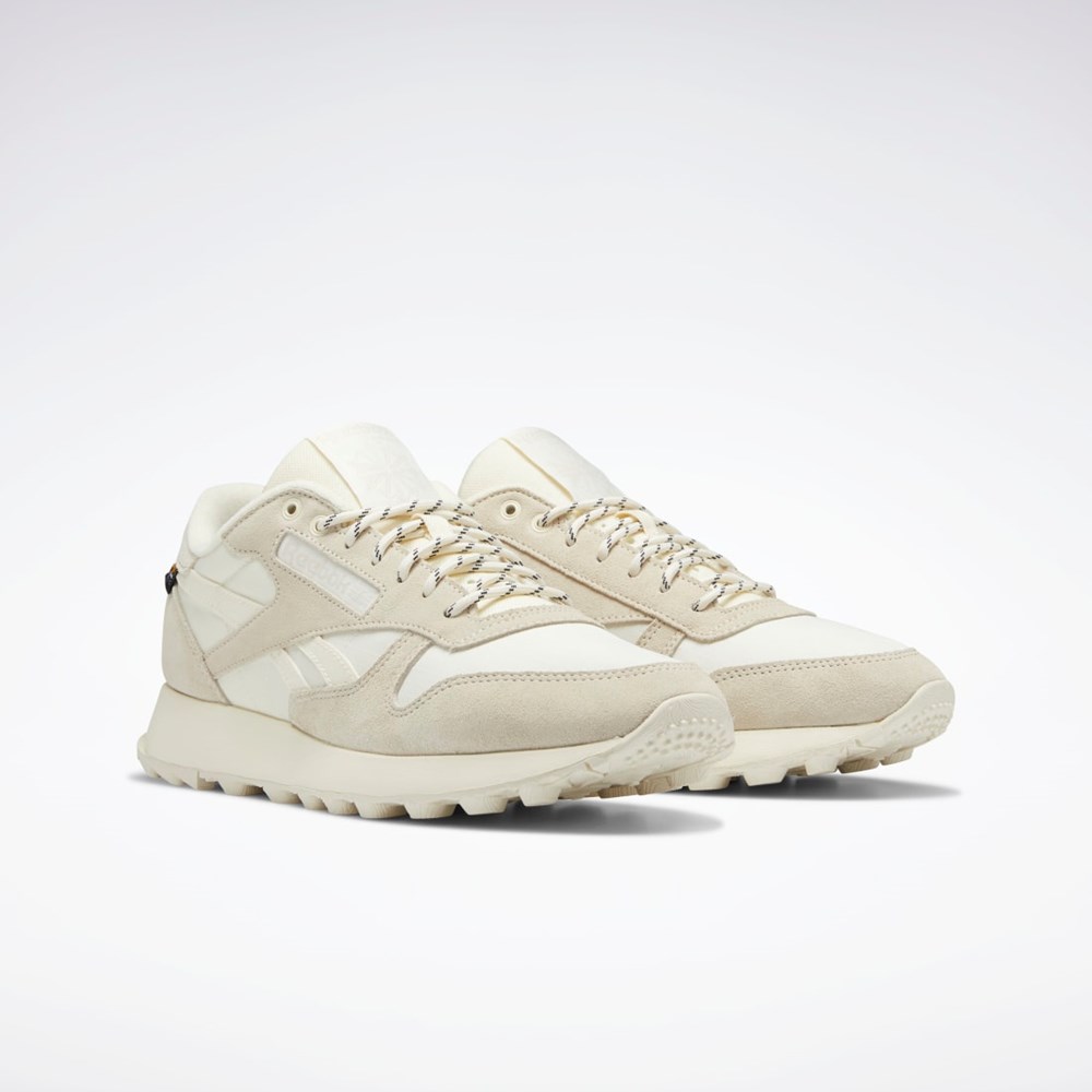 Reebok Classic Leather Shoes Białe Białe | PXJS-09163