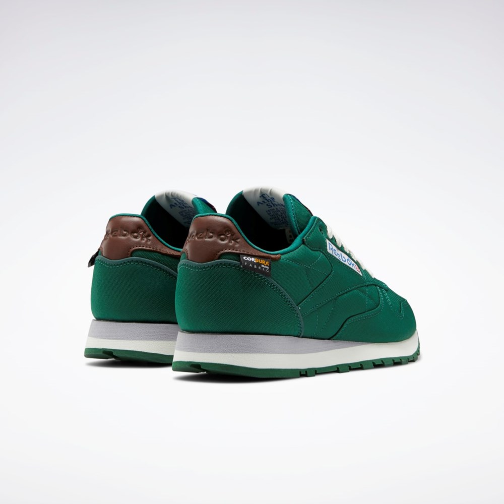 Reebok Classic Leather Shoes Ciemny Zielone Brązowe | DOEX-50971