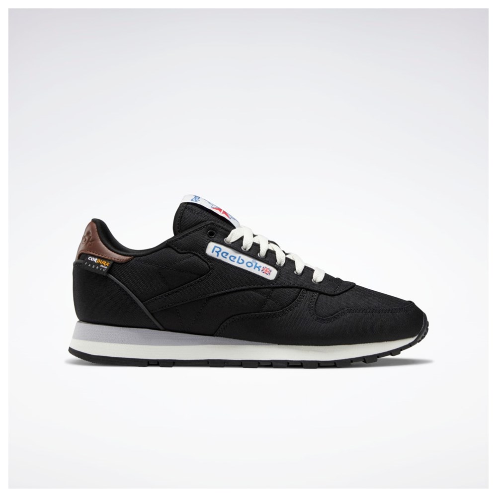 Reebok Classic Leather Shoes Czarne Brązowe | EMCD-12349