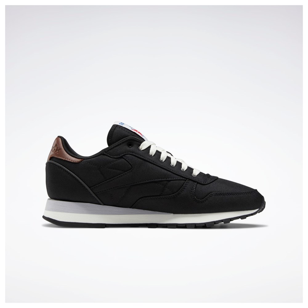 Reebok Classic Leather Shoes Czarne Brązowe | TRBQ-96157