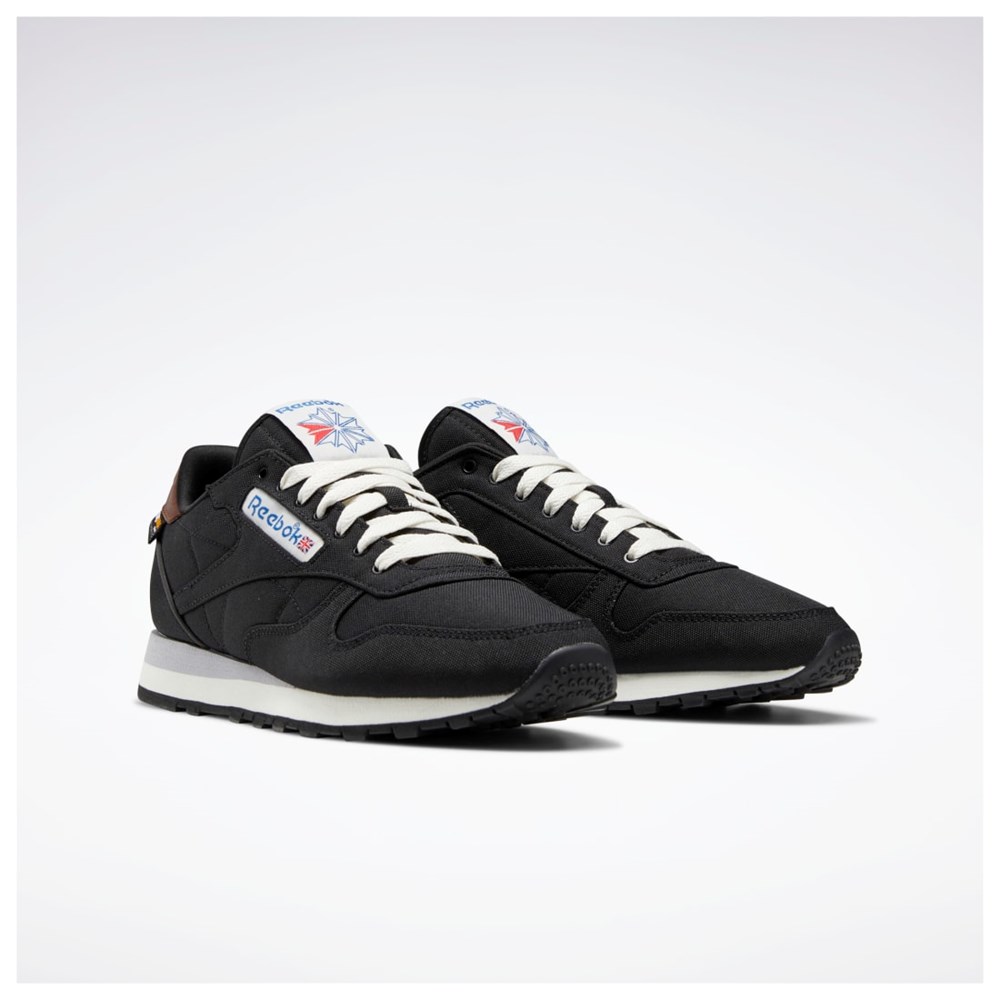 Reebok Classic Leather Shoes Czarne Brązowe | TRBQ-96157