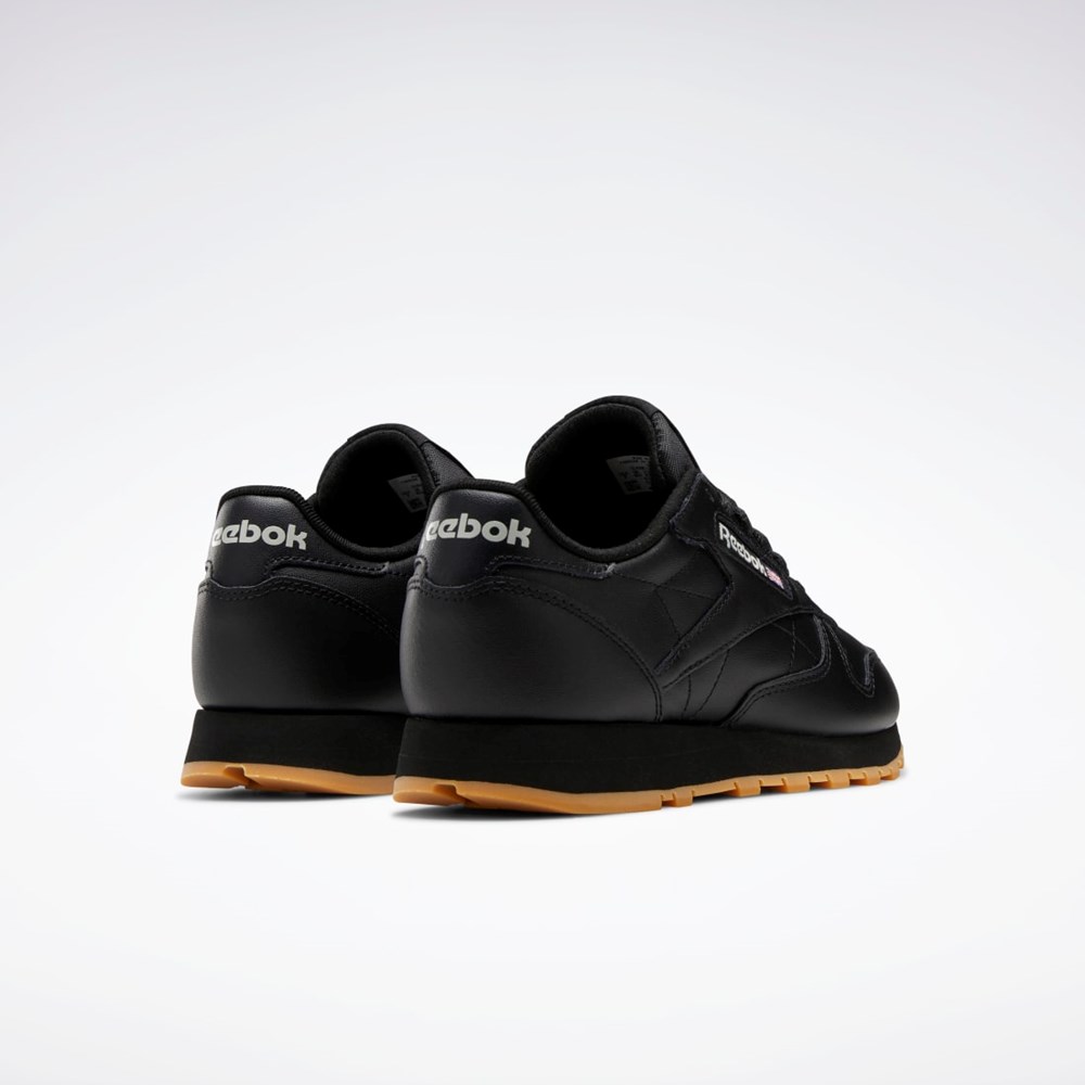 Reebok Classic Leather Shoes Czarne Szare | SIND-46973