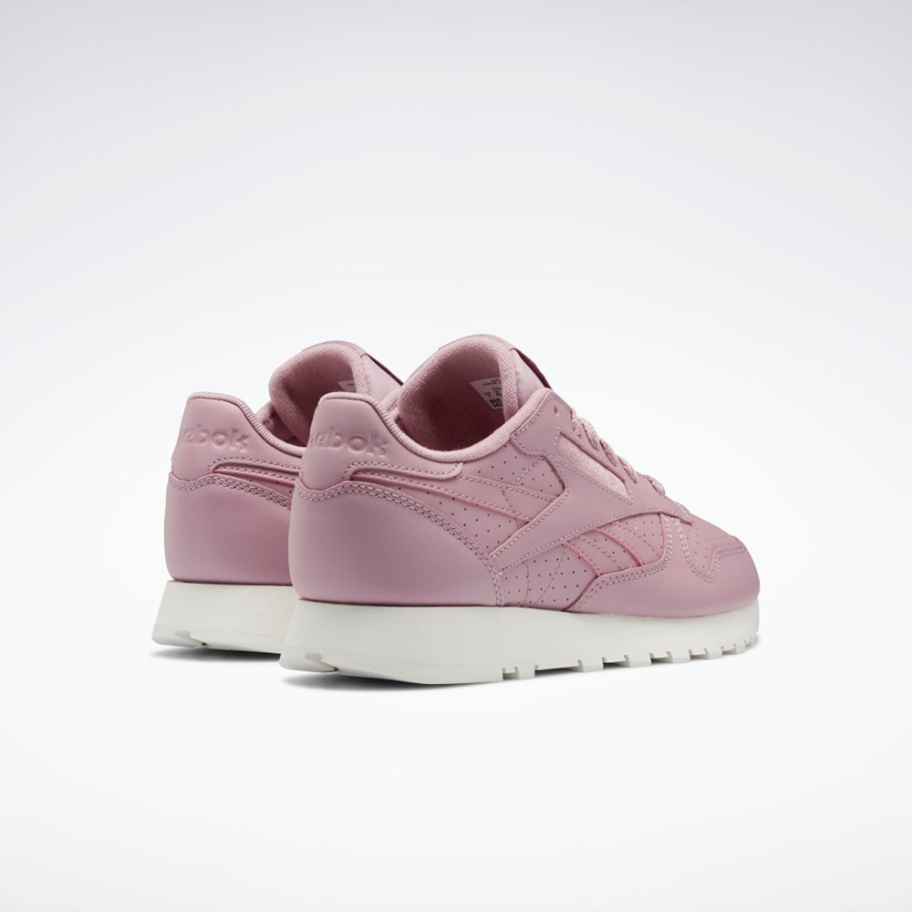 Reebok Classic Leather Shoes Infused Lilac / Infused Lilac / Chalk | VZIU-38450