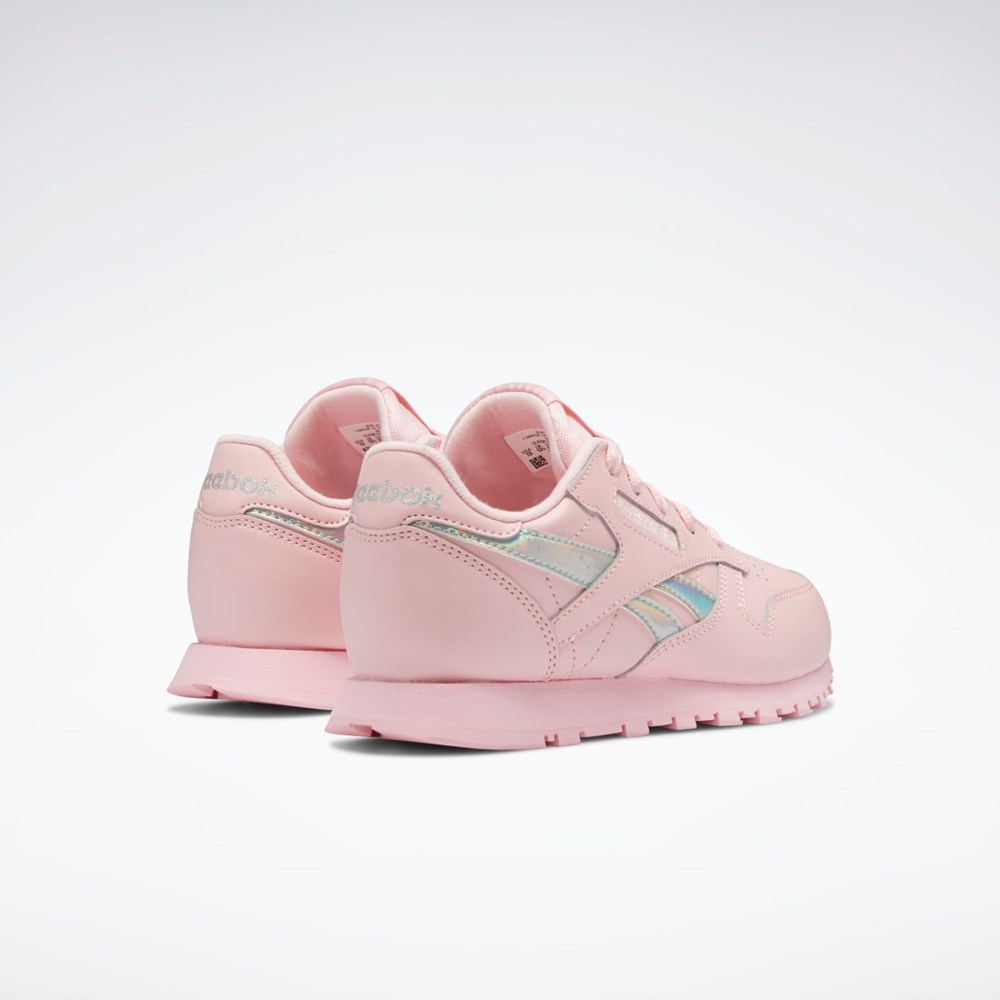 Reebok Classic Leather Shoes - Preschool Różowe Różowe Różowe | PUDW-27031