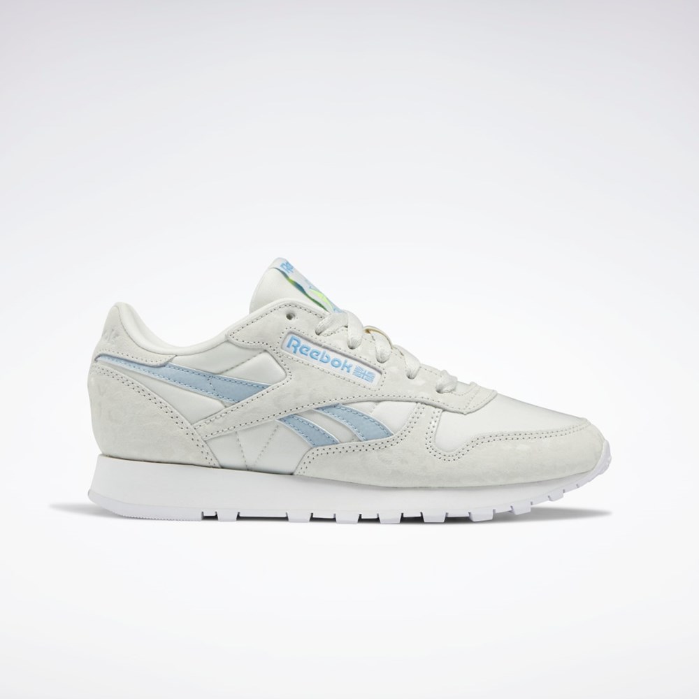 Reebok Classic Leather Shoes Szare Białe Szare | DXNY-40675