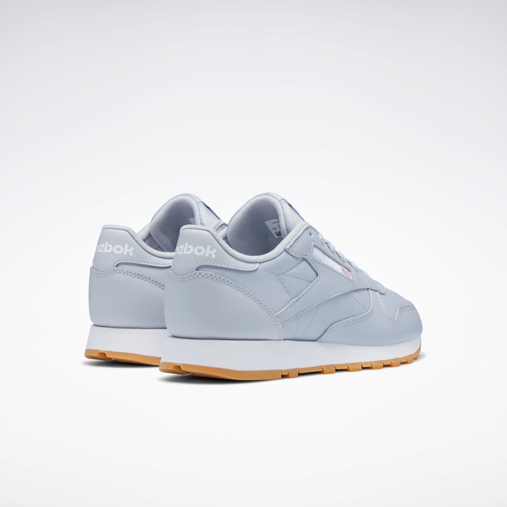 Reebok Classic Leather Shoes Szare Szare Białe | TLXD-50813