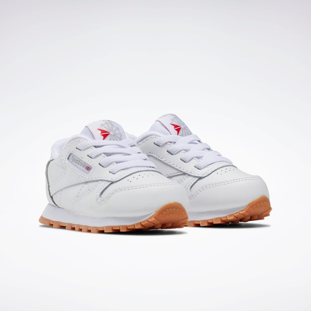 Reebok Classic Leather Shoes - Toddler Białe Białe | CEGN-26037