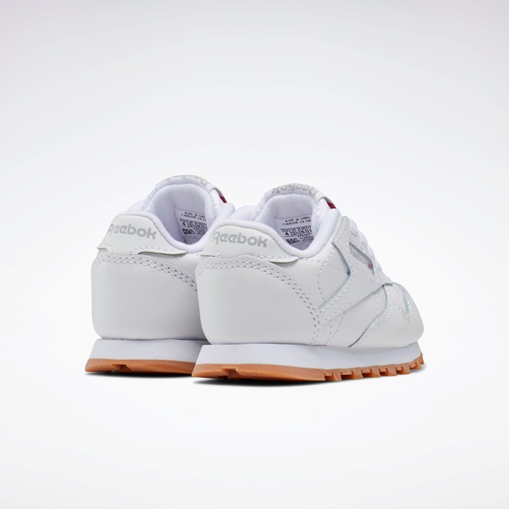 Reebok Classic Leather Shoes - Toddler Białe Białe | CEGN-26037