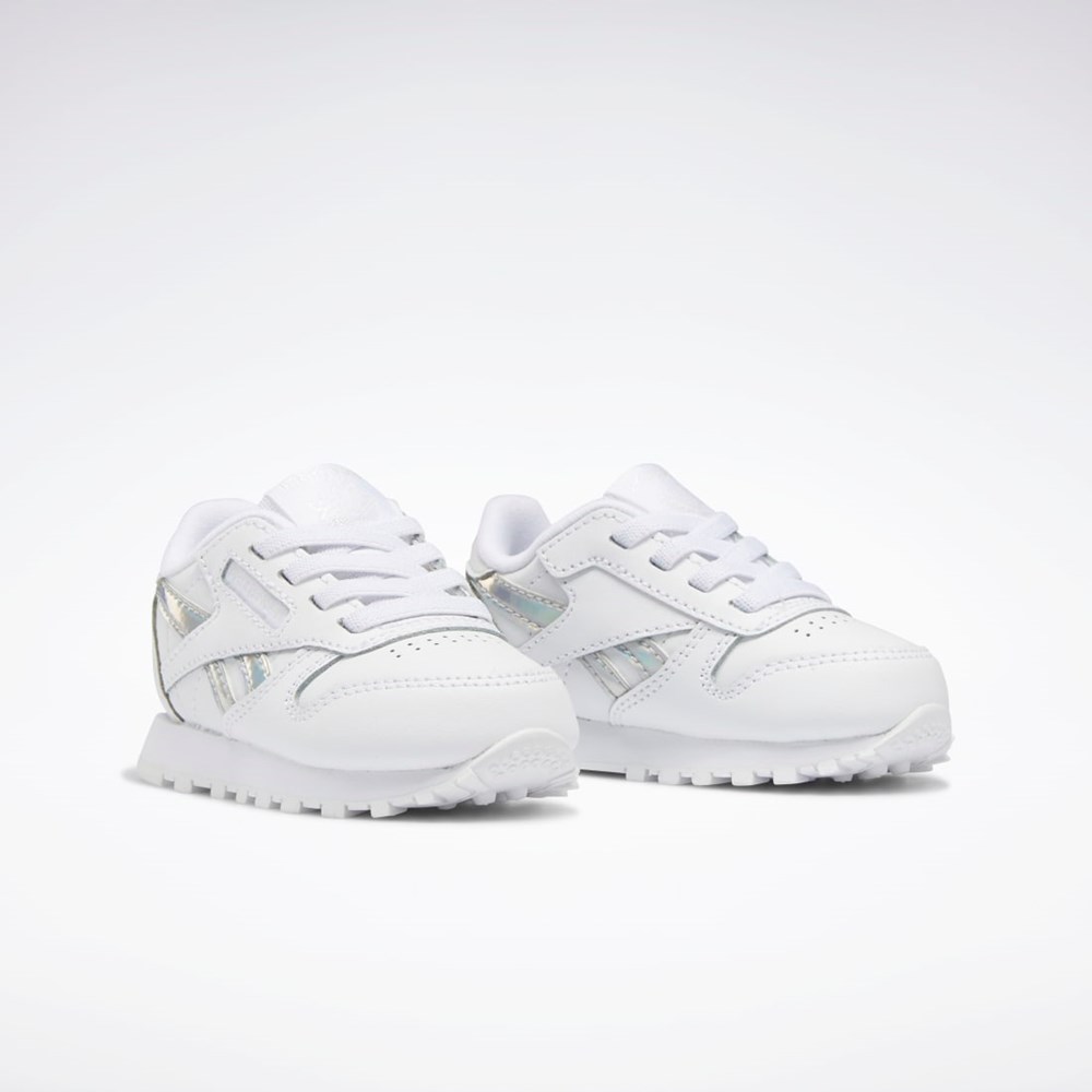 Reebok Classic Leather Shoes - Toddler Białe Białe Białe | JHAB-56789