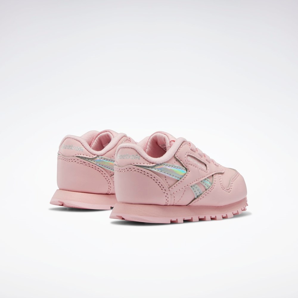 Reebok Classic Leather Shoes - Toddler Różowe Różowe Różowe | KHRP-72580