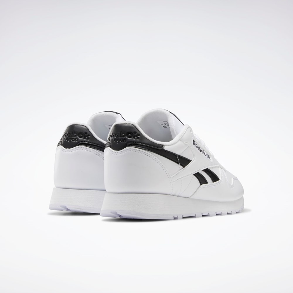 Reebok Classic Wegański Shoes Białe Czarne Białe | VXOW-07864