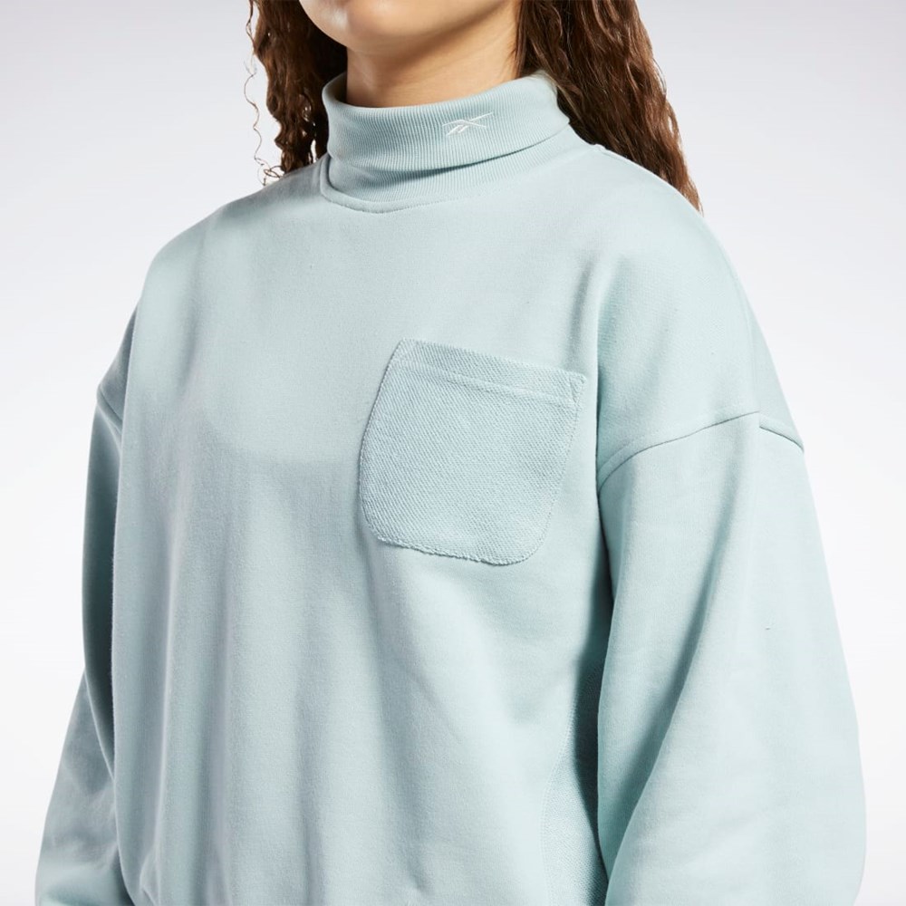 Reebok Classics Bawełniane French Terry Sweatshirt Szare | CMXA-08569