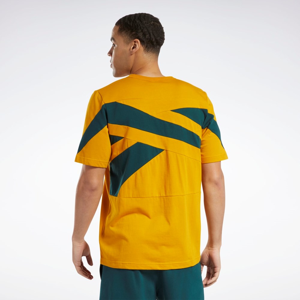 Reebok Classics Brand Proud T-Shirt Bright Ochre | MQLK-75194