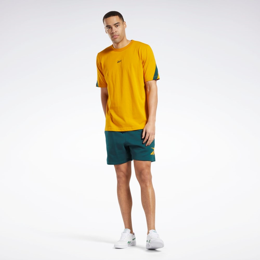 Reebok Classics Brand Proud T-Shirt Bright Ochre | MQLK-75194