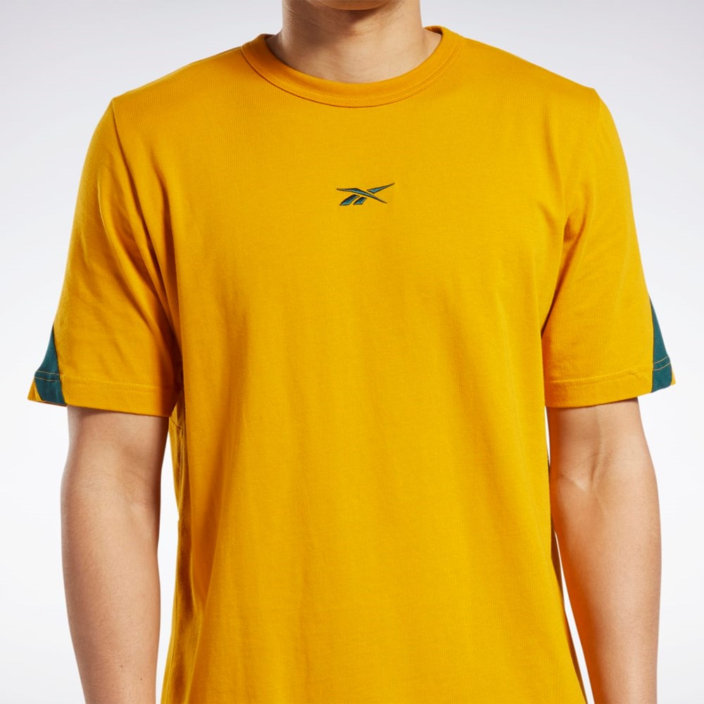 Reebok Classics Brand Proud T-Shirt Bright Ochre | MQLK-75194