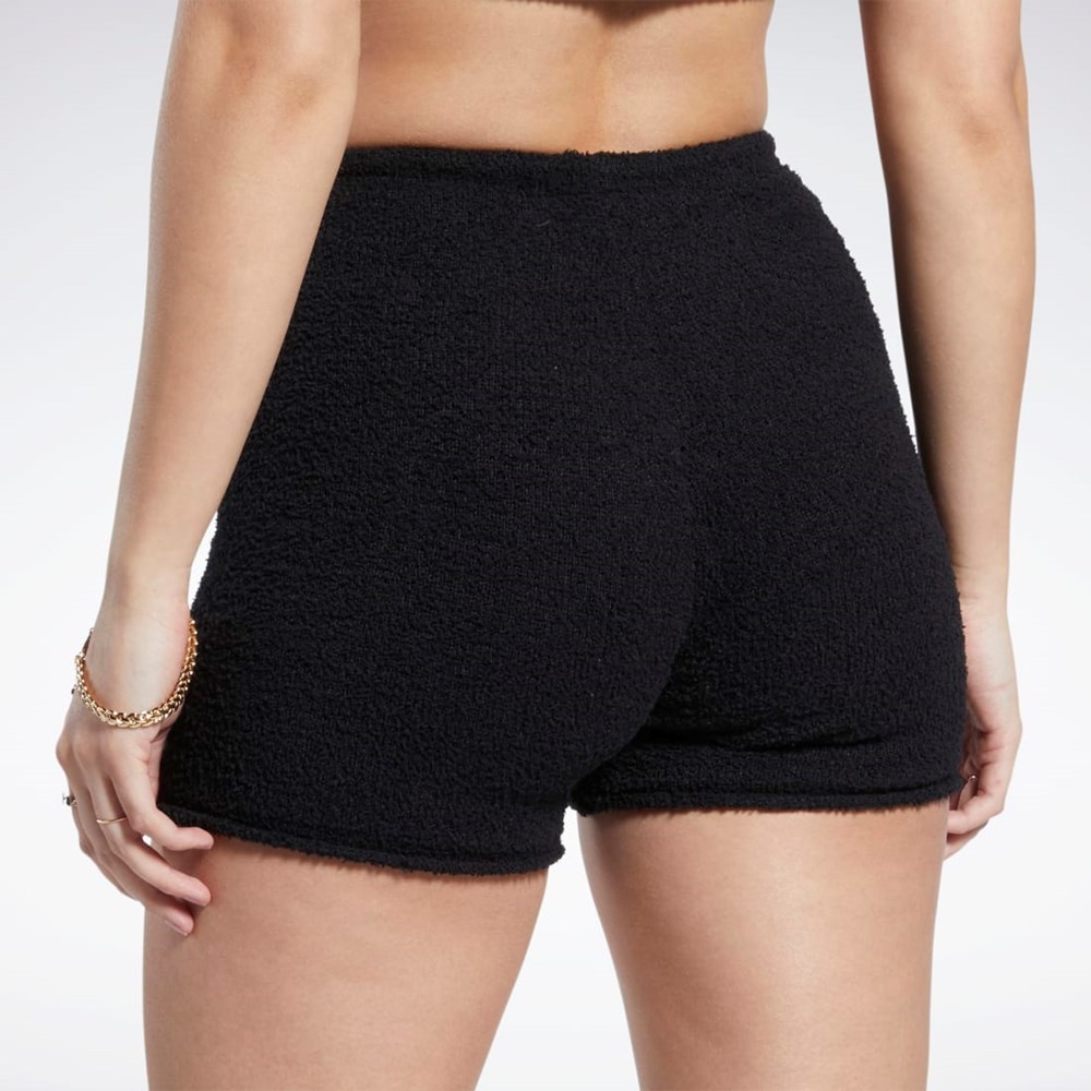 Reebok Classics Cozy Legging Shorts Czarne | EUJK-64123