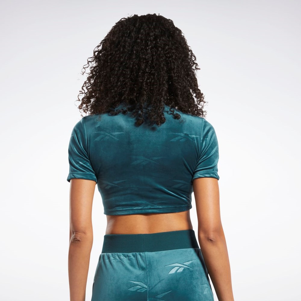 Reebok Classics Energy Tight Top Zielone | VCBQ-75648