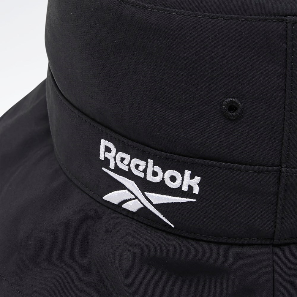 Reebok Classics Foundation Bucket Hat Czarne Czarne | BPAO-04697