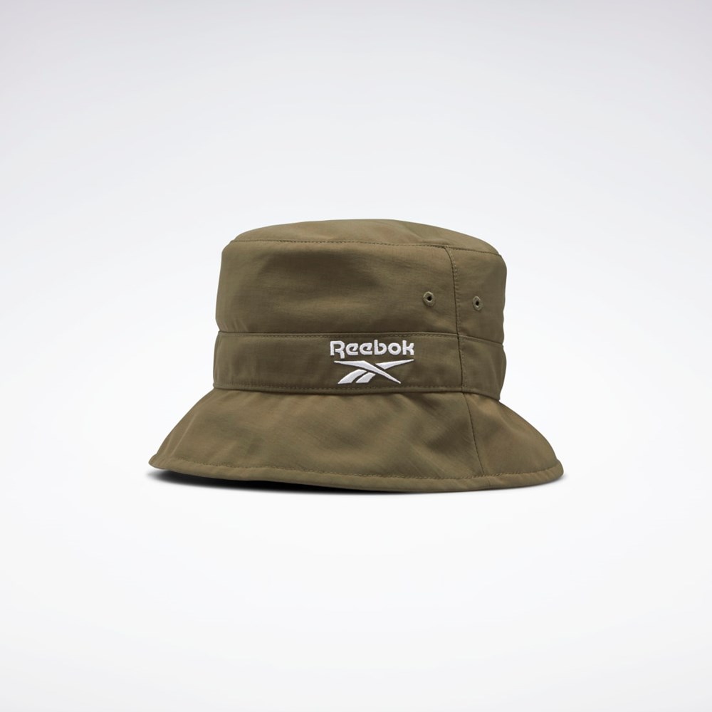 Reebok Classics Foundation Bucket Hat Zielone | DOYR-83659