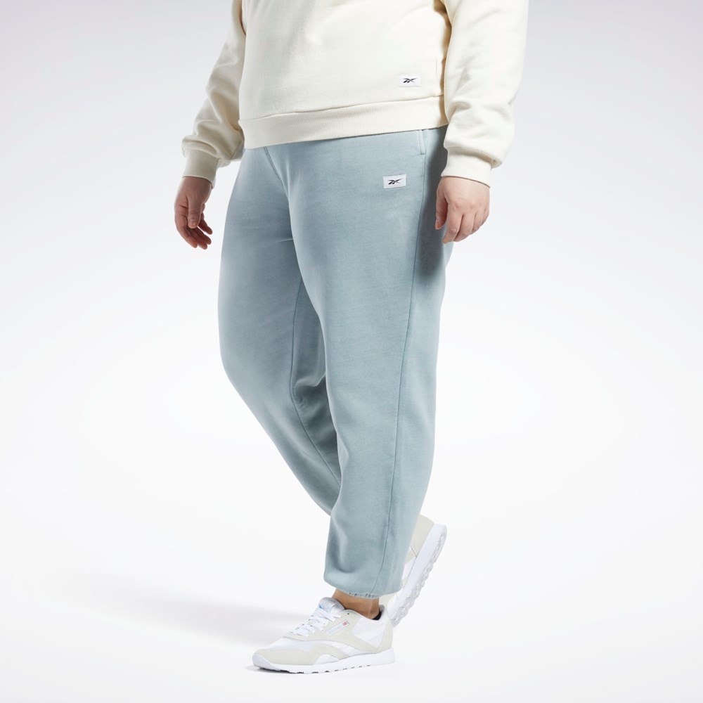 Reebok Classics Natural Dye Fleece Pants (Plus Size) Szare | CGTS-07482