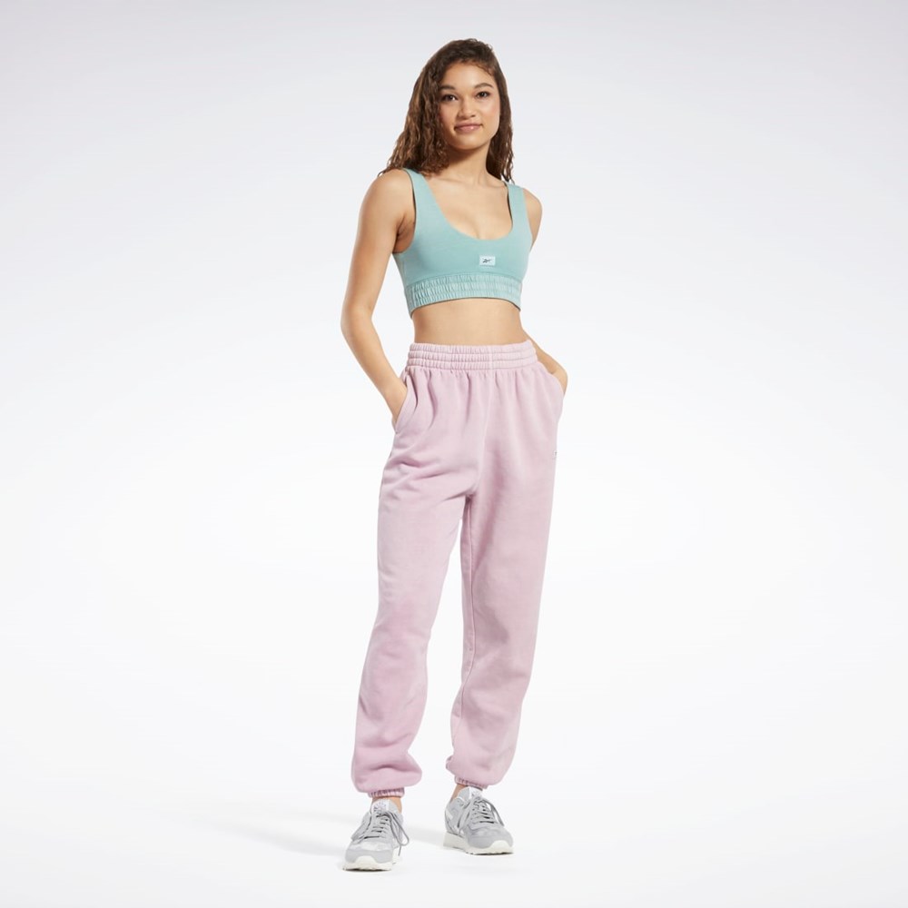 Reebok Classics Natural Dye Fleece Pants Infused Lilac | YZXV-10746