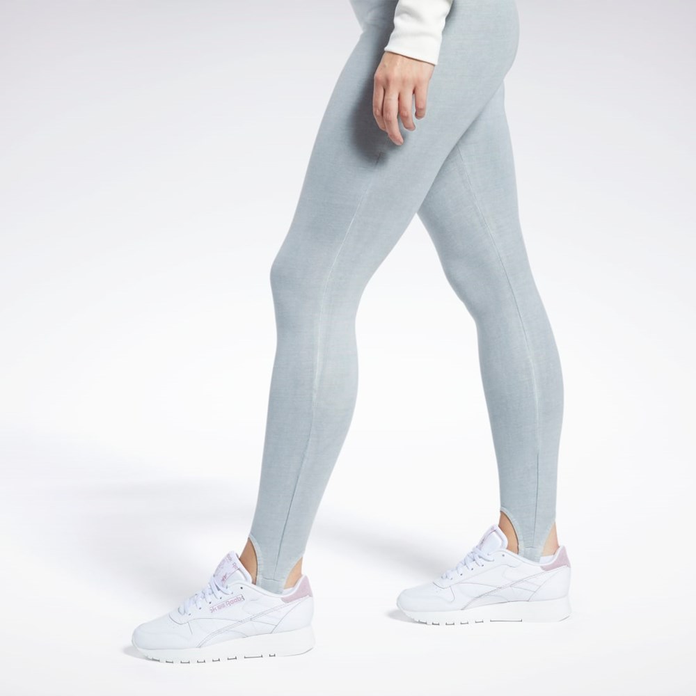 Reebok Classics Natural Dye Stirrup Leggings Szare | DGRU-86243