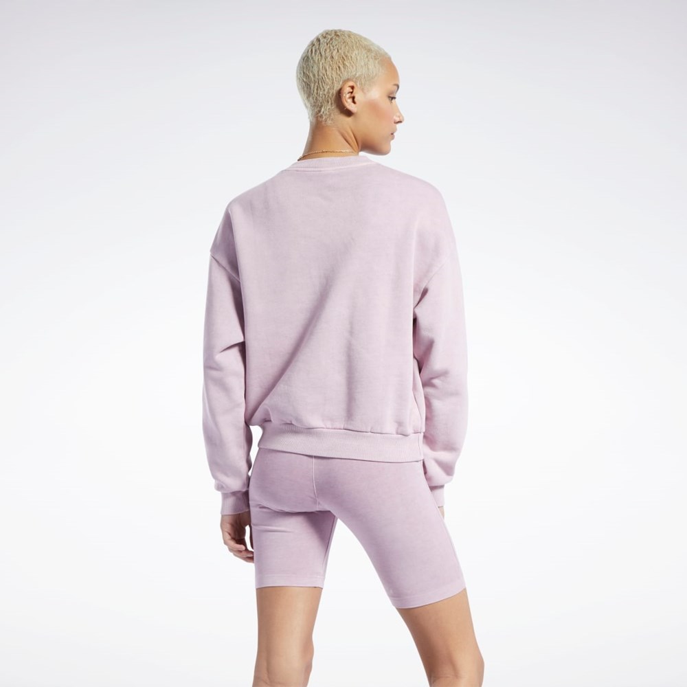 Reebok Classics Natural Dye Sweatshirt Infused Lilac | NAPG-58607