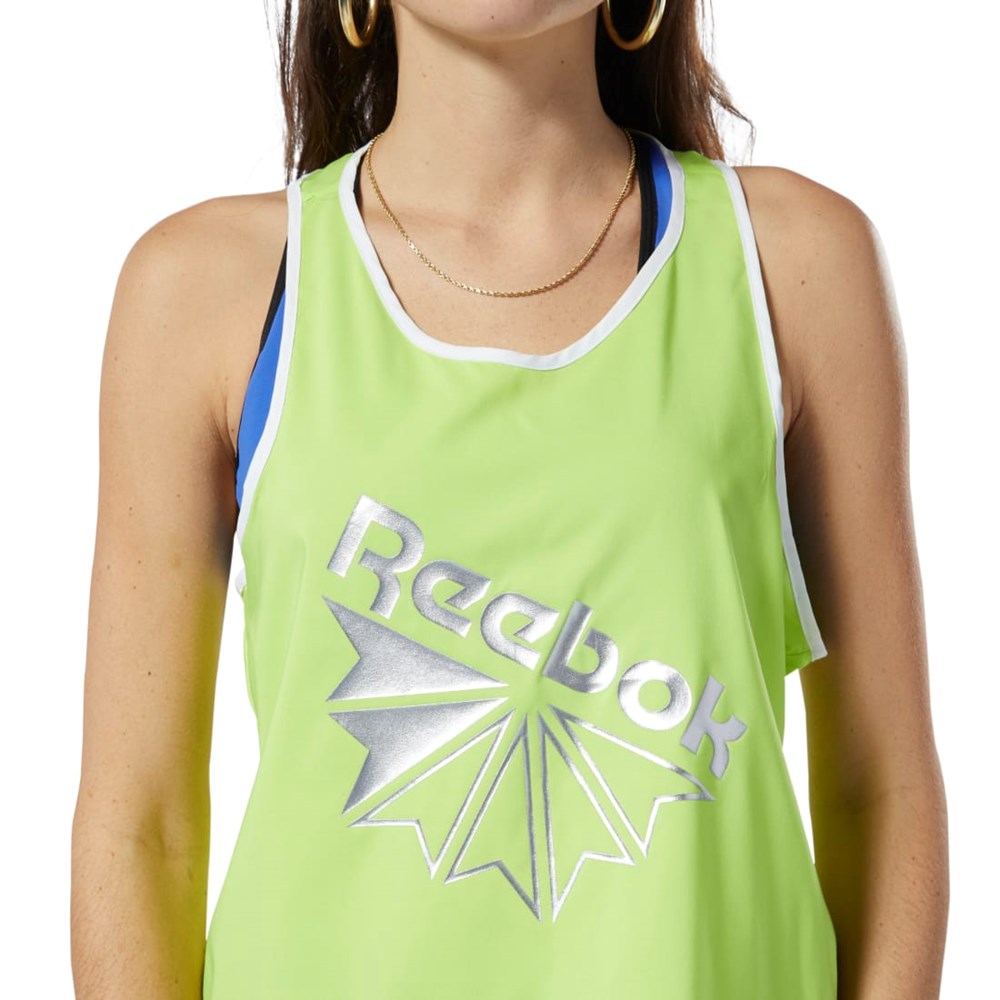 Reebok Classics Tank Top Neon Lime | HTIP-26508