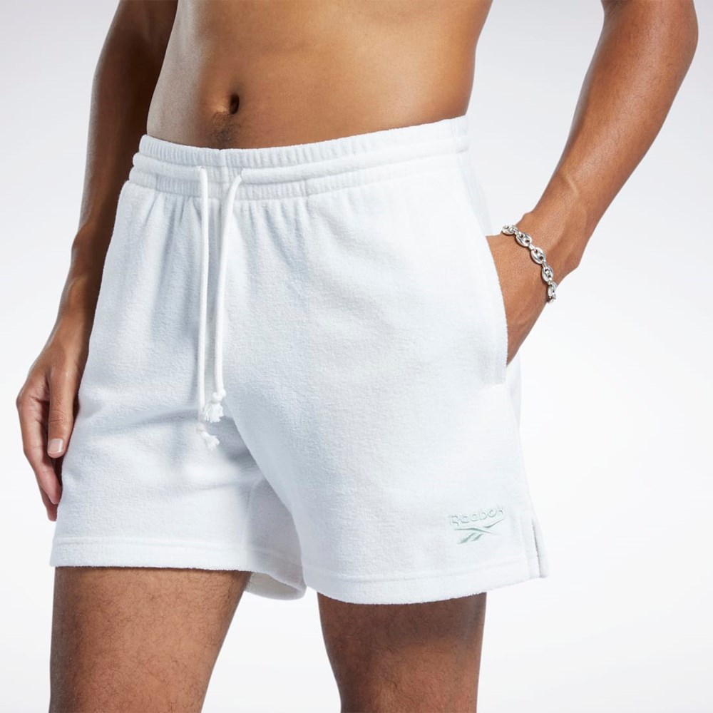 Reebok Classics Terry Shorts Chalk | APMQ-23769