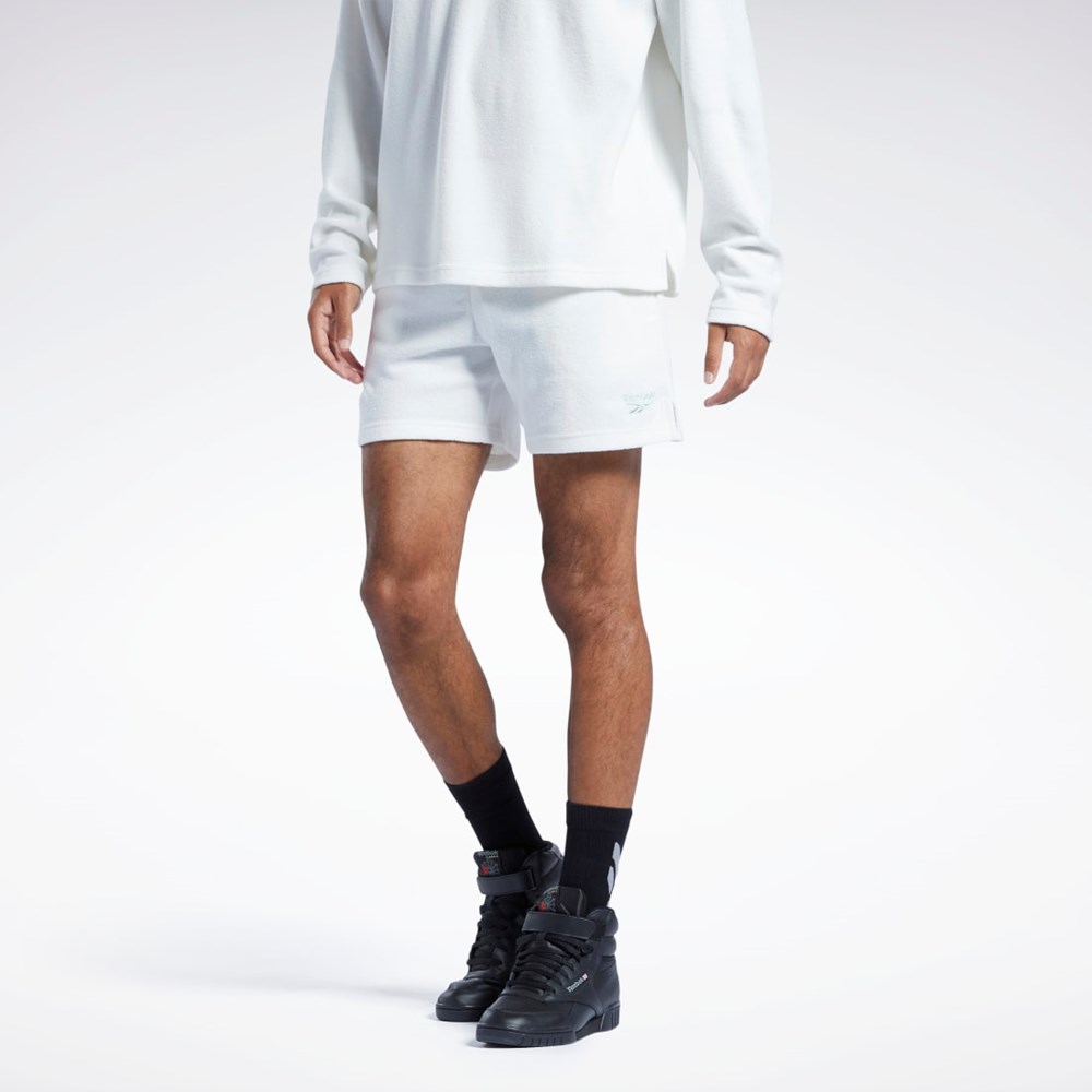 Reebok Classics Terry Shorts Chalk | APMQ-23769