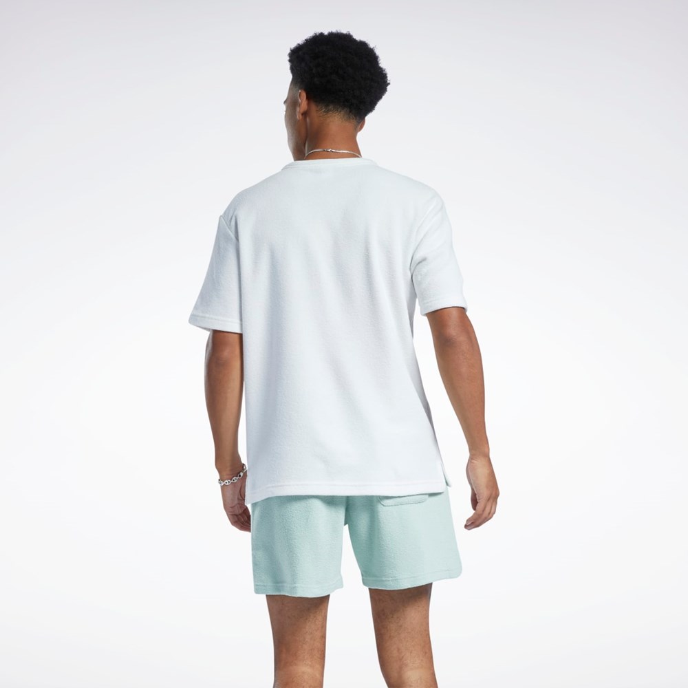 Reebok Classics Terry T-Shirt Chalk | EDUT-95130