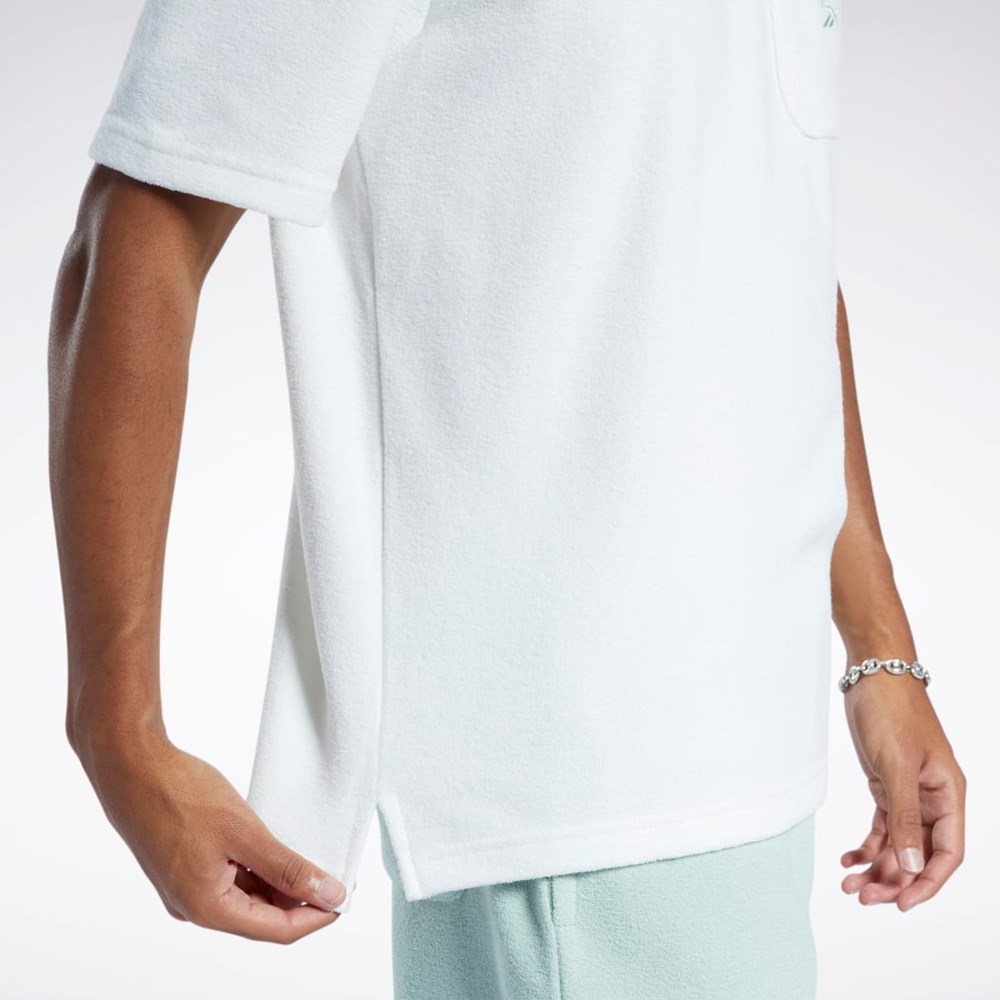 Reebok Classics Terry T-Shirt Chalk | EDUT-95130