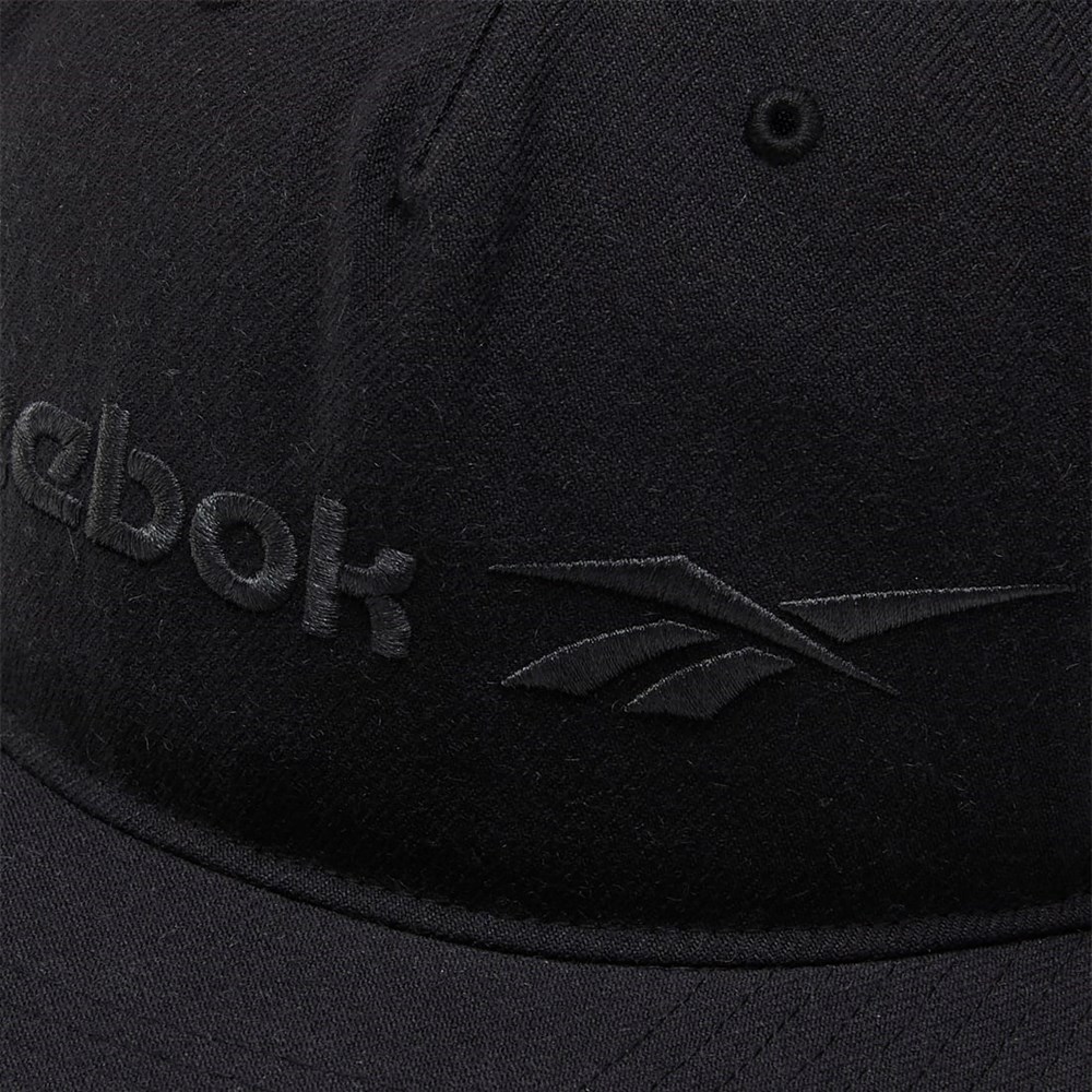 Reebok Classics Vector Płaskie Peak Hat Czarne Czarne Czarne | QRNK-13047