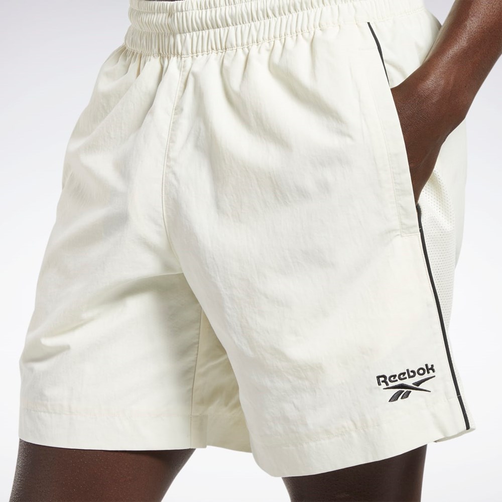 Reebok Classics Vector Shorts Białe | DLIW-65127