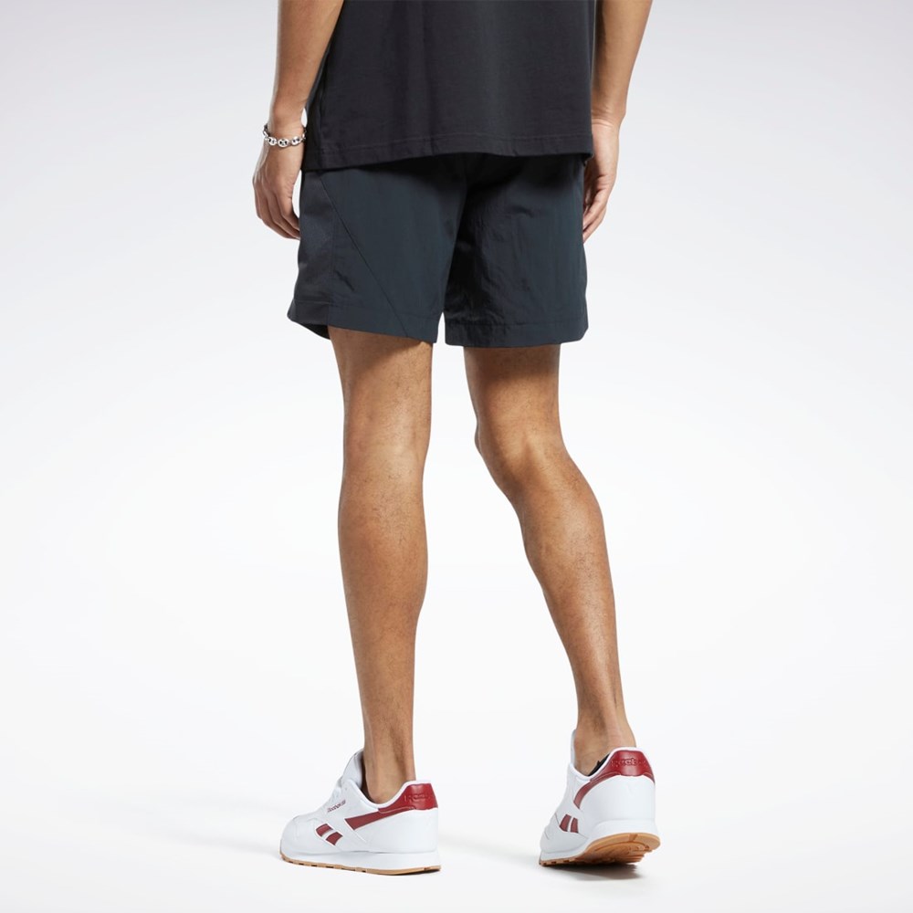 Reebok Classics Vector Shorts Czarne Czarne | MABN-98261